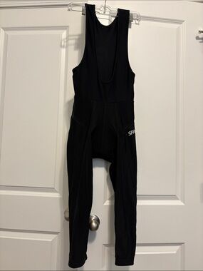 Sparx Black Cycling Bib Tights with Side Logo